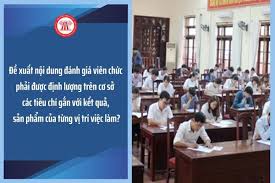 Đánh giá viên chức phải gắn với kết quả, sản phẩm của từng vị trí việc làm