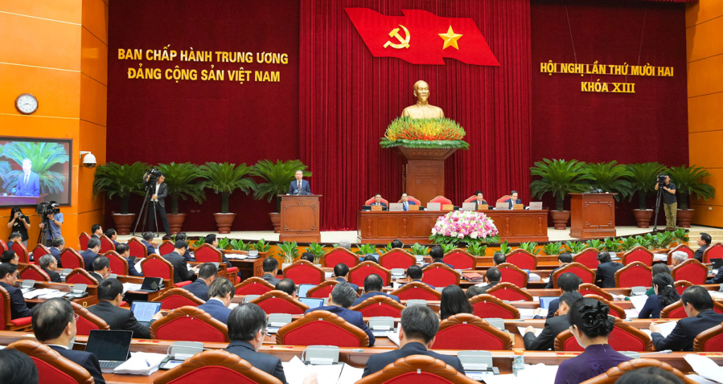 Văn bản tuyên truyền kết quả Hội nghị lần thứ  12 Ban Chấp hành Trung ương Đảng khóa XIII.